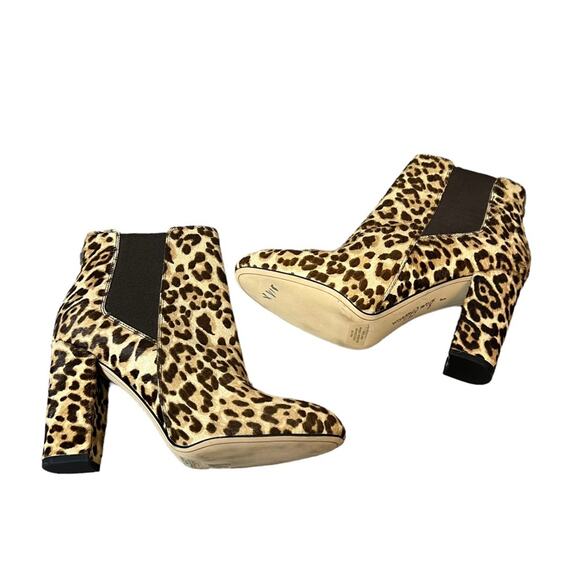 Sam Edelman Case Leopard Print Genuine Calf
Chelsea Ankle Booties sz 8 - Picture 2 of 4